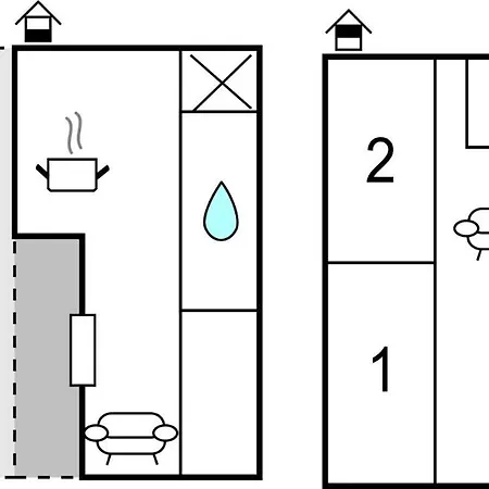 Two-bedroom In Poplat בית נופש *